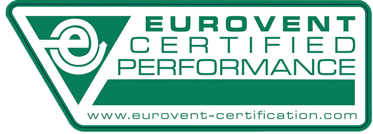 Rendimiento certificado por Eurovent